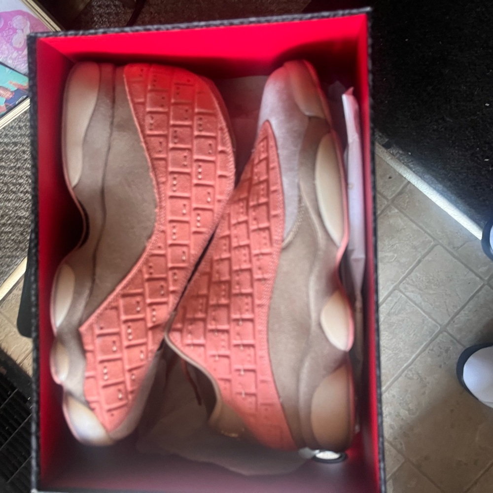 Stylish Pink and Tan Sneakers with Modern Design